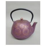 Cast iron teapot