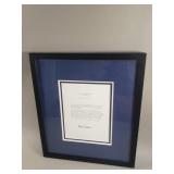 The White House congratulation letter John Masius