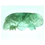 Antique chunk of carved fine jade