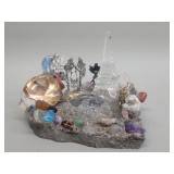 Glass, stone, quartz diorama sculpture