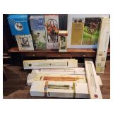 13pc Hampton Bay windmill, 5ft solar lantern,