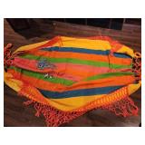 Colorful hanging hammock 77" with chains
