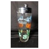 Hazel Atlas What's Your Number Cocktail shaker