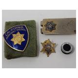 Los Angeles Sherriff & Highway Patrol pins,