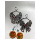 Costume jewelry earrings