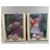 Pair of vintage Cabbage Patch Kids dolls