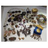 Collection of costume jewelry