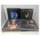 Group of vintage laser video discs