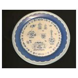 Vintage oversized tin dish