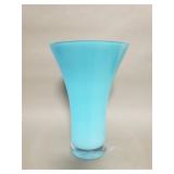 Vintage cased baby blue vase