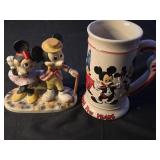 Lot of 2 Disney collectibles porcelain figure a
