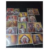 Vintage 1975 lot of 16 Gold Medicine post cards