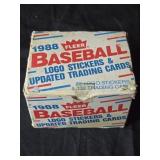 Vintage 1988 fleer baseball logo stickers and