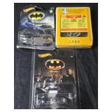 Lot of 3 batman collectibles 2 hotwheels and
