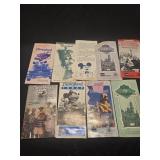 Lot of 9 Disney pamphlets