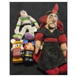 Lot of 4 Disney figures and and plushies
