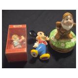 Lot of 3 Disney porcelain figures