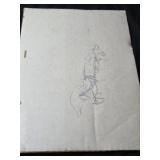 Pencil drawing of robin hood