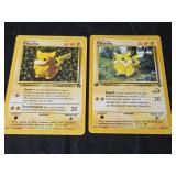 Lot of 2 Pikachu Pokï¿½mon cards