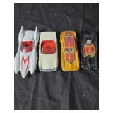 Lot of 4 collectible toy cars