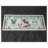 Vintage 1990 series Disney dollar