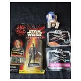 Lot of 4 star wars collectibles