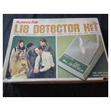 Vintage 1970 science fair lie detector kit