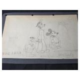 Vintage 1935 Pencil mickeys service station