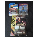 Lot of 3 collectible toy cars corgi, hotwheels,