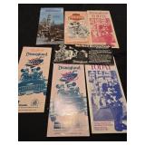 Lot of 7 Disneyland pamphlets