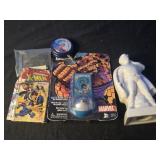 Lot of 5 super hero collectible items