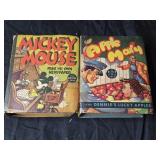 Lot of 2 little books mickey mouse and apple Mary