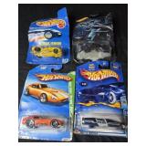 Lot of 4 Hotwheels cars