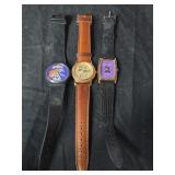 Lot of 3 Disney collectible watches