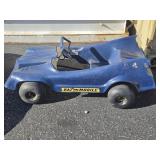 Vintage batmobile peddle car