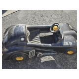 Vintage batmobile electric car