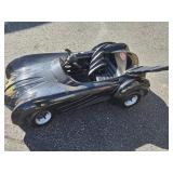 Vintage batmobile electric car