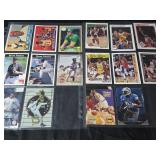 Lot of 16 sports trading cards basketball,