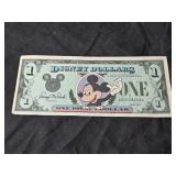 Vintage 1987A series Disney dollar