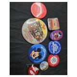 Lot of 9 collectible pins