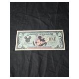Vintage 1990 SERIES Disney dollar