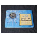 Vintage 2001 Tokyo Disney Sea grand opening Coin
