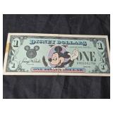 Vintage 1988 series Disney dollar