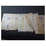 Vintage 1950 straight arrow info cards