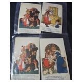 Vintage 1922 Mother Goose Toys trading cards (4)