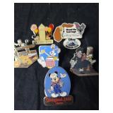 Lot of 6 Disney pins