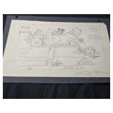 Vintage 1935 mickeys service station pencil