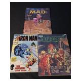 Lot of 3 comic cook/magazine MAD, iron man,