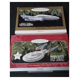 Lot of 2 Star Trek keepsake ornaments
