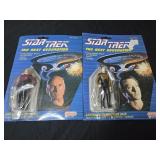 Lot of 2 vintage 1998 Star Trek figures
